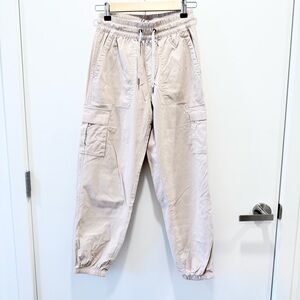 Vouri Women's Cargo Jogger Pants Pink Size S